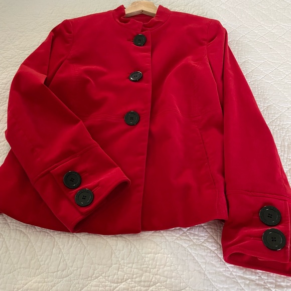 Anne Klein Red Blazer - Picture 1 of 2